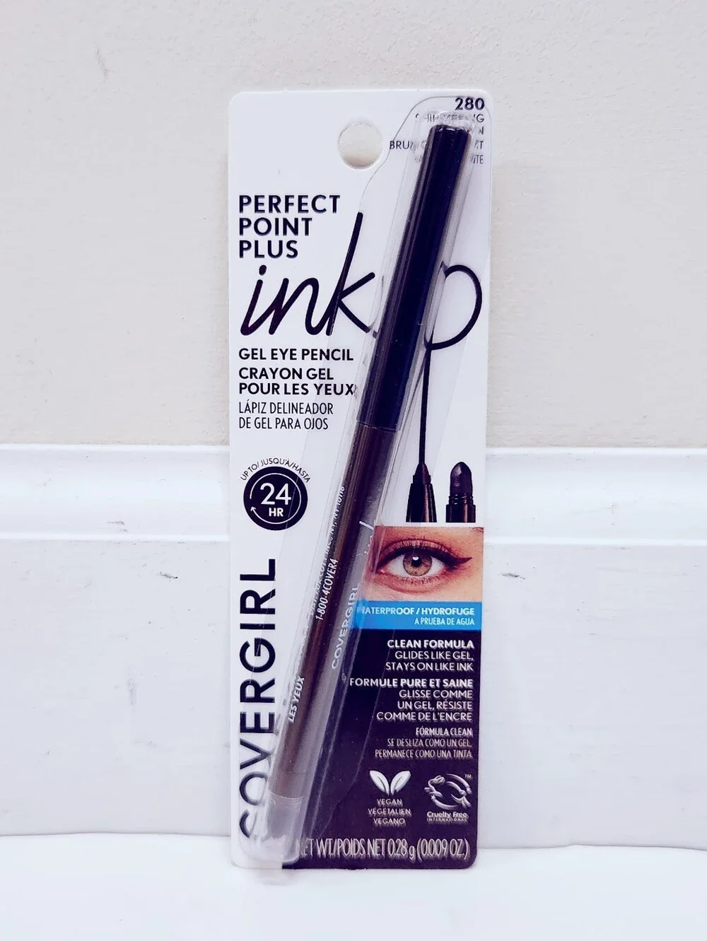⭐4/$15 Covergirl Perfect Point Plus Ink Gel Eye Pencil Shimmering Brown